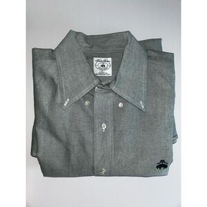 Brooks Brothers Men's Sport Shirt, Long Sleeve Button Down, SZ Large Light Green